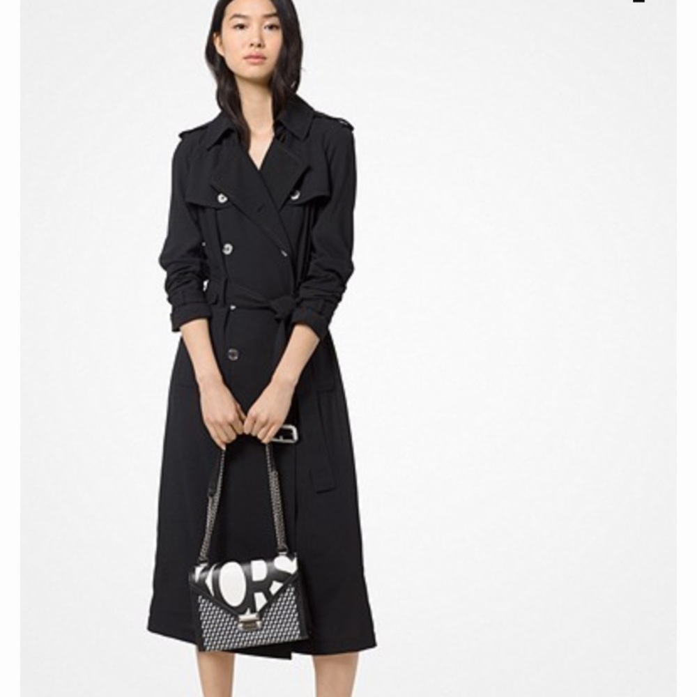 Michael Kors genuine leather coat